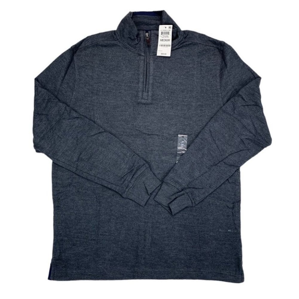 Club Room Men's Quarter-Zip French Rib Pullover Size M